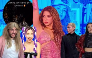 De Kunno a Chingu Amiga, quiénes son los influencers que acompañaron a Shakira en su concierto en CDMX